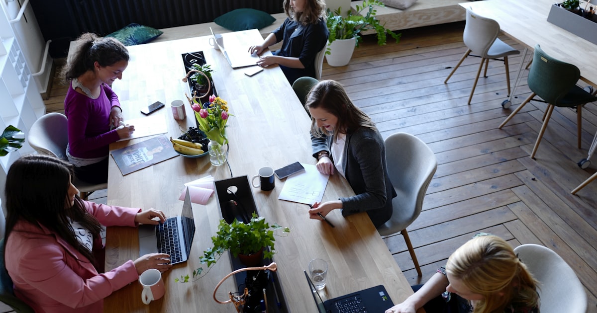 Marketing professional analysing business data and performance metrics